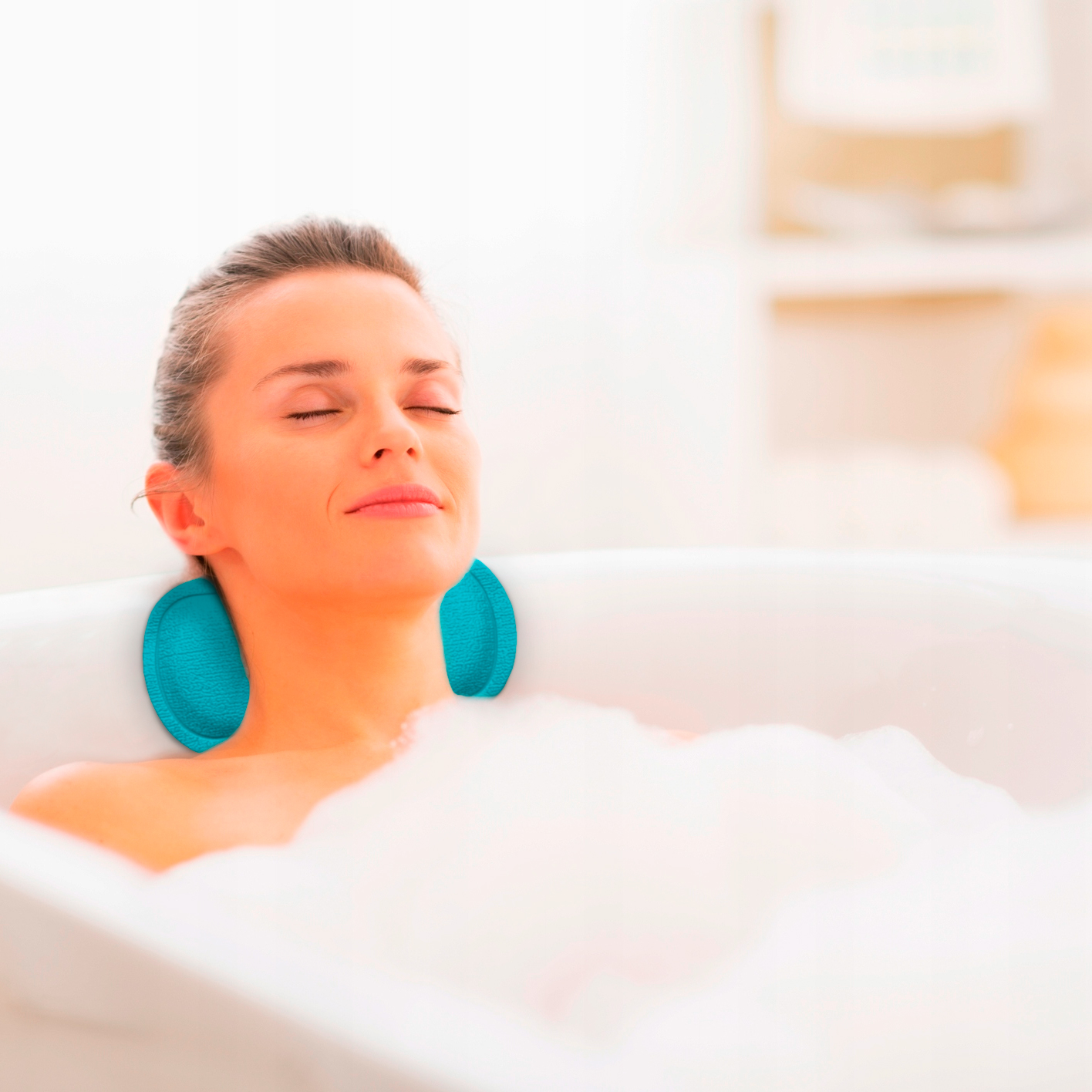 картинка Подушка для ванны 1618, 25*34 см, вспененный ПВХ, зеленый 