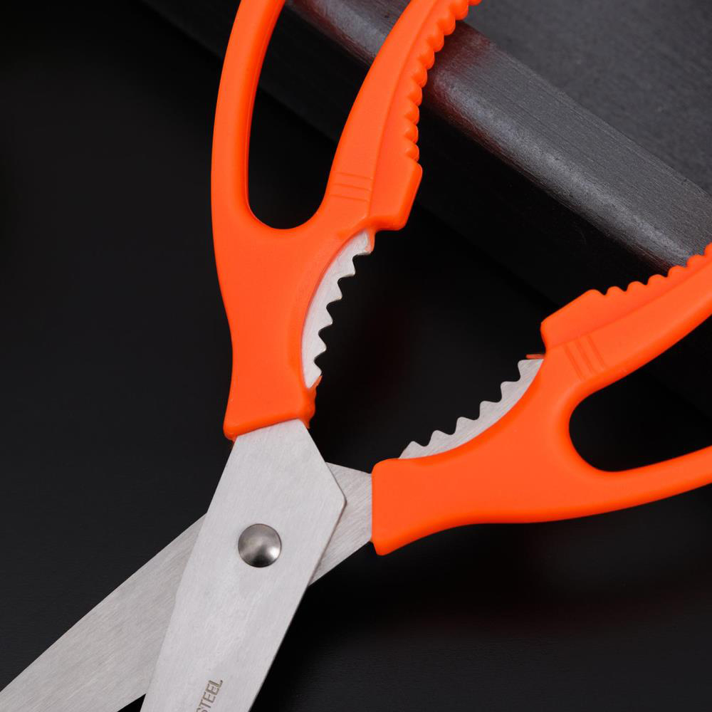 картинка Ножницы кухонные Доляна 1045182, 23 см, нержавеющая сталь 