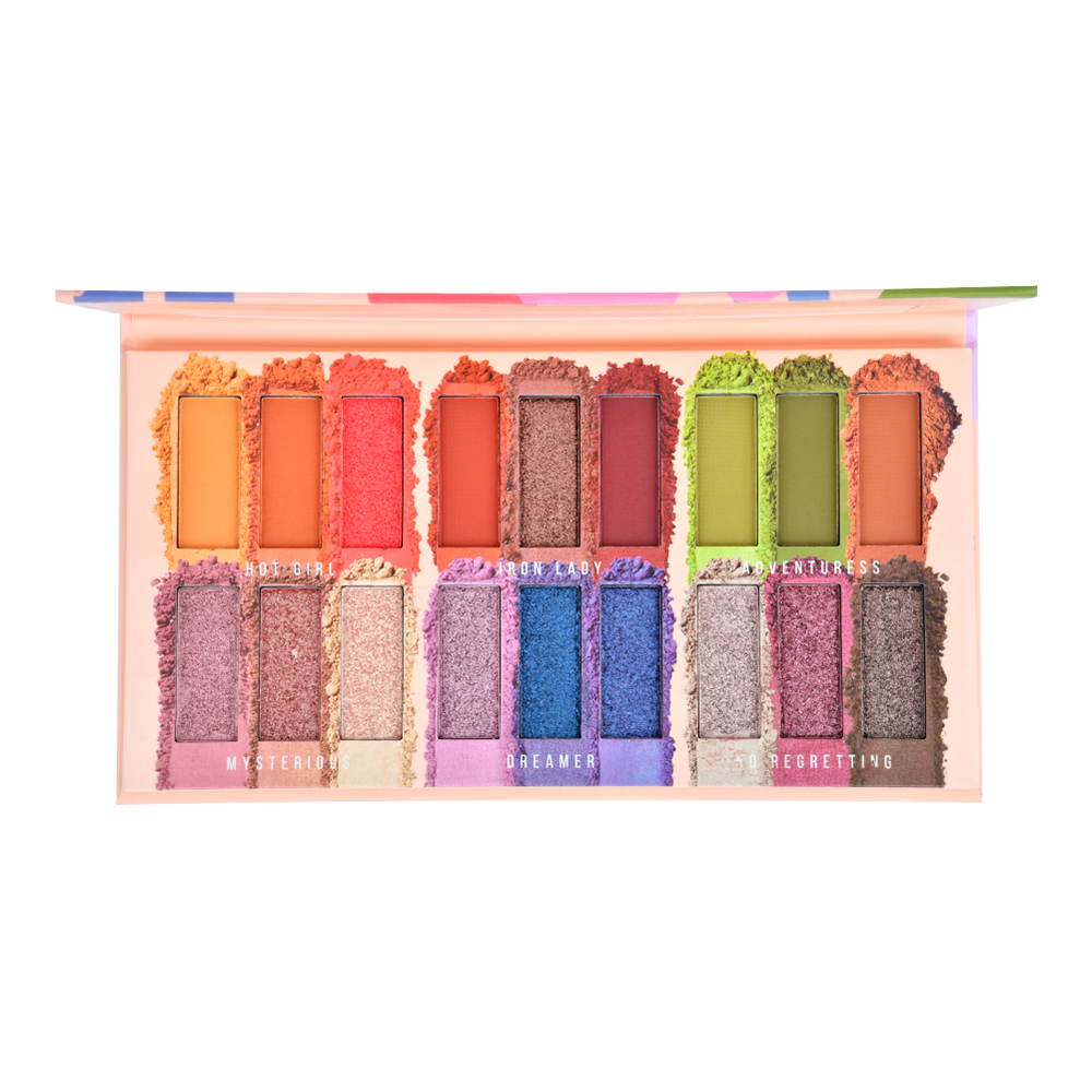 картинка Палетка Ruby Rose Moody Type тени для век 18 оттенков 