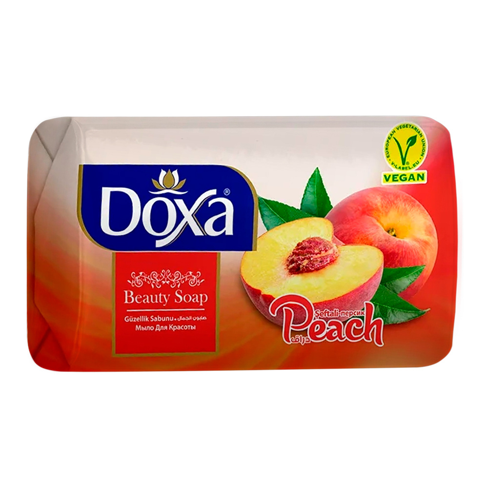 картинка Мыло туалетное DOXA FRUIT Персик, 125 г 