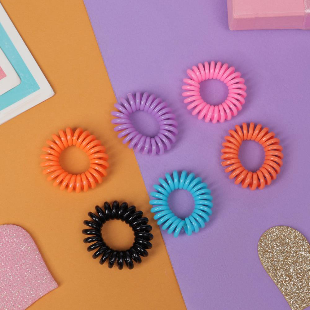 картинка Резинка для волос 1145951 Пружинка , 3,5см, микс 