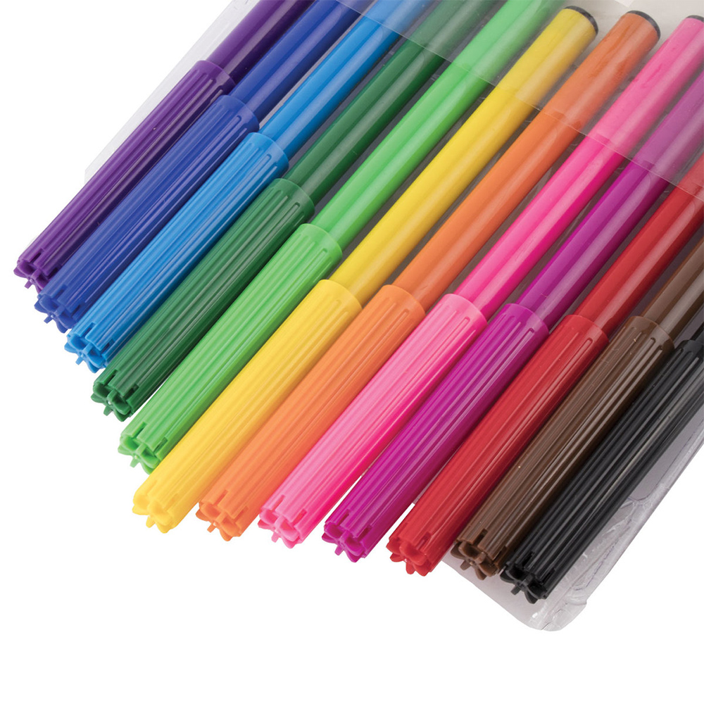 Фломастеры Юнландия 151416 Уроки рисования, вентилируемый колпачок, 12 цветов