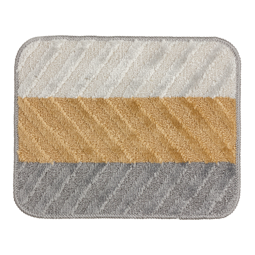 картинка Комплект коврик для ванной и туалета 10305 Марсела HY-P21003 50*70 / 40*50 см, бежевый 