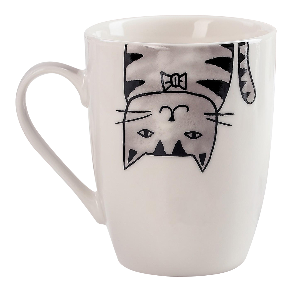 Кружка 3519322 Кис-кис-мяу, фарфор, 350 мл