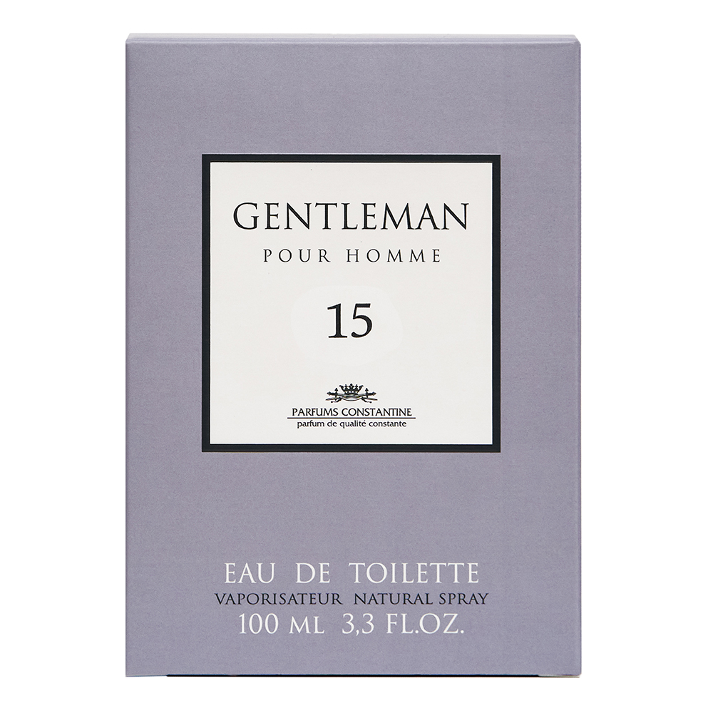 Туалетная вода Gentleman №15 древесный, мускусный аромат, мужская, 100 мл