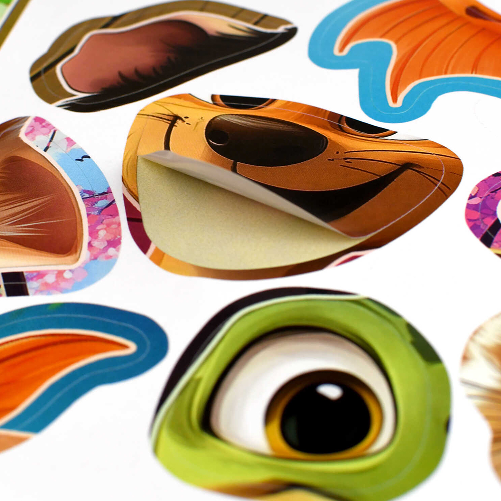 картинка Книга 72036 Домашние питомцы, с наклейками, 4 листа 