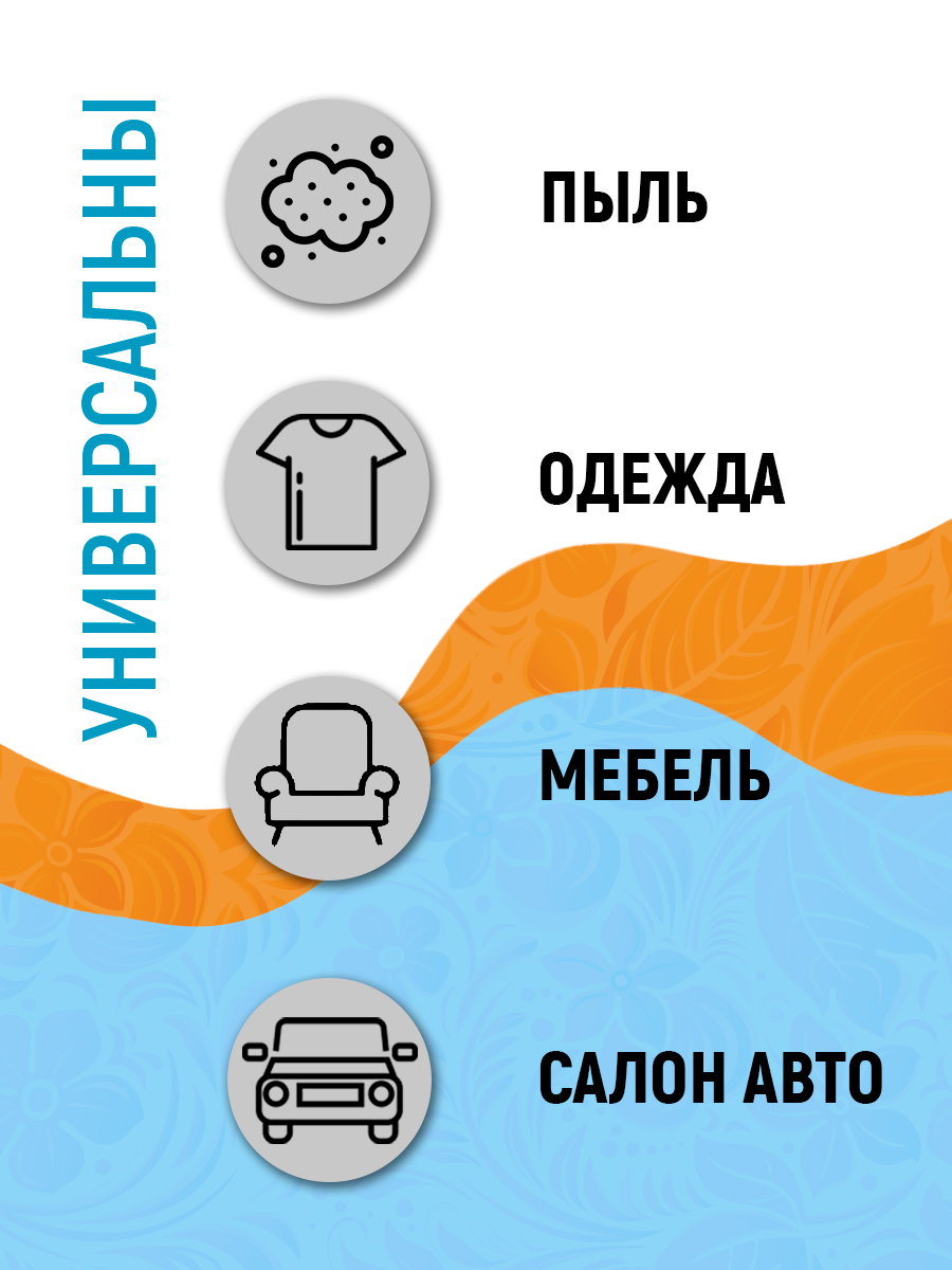 Сменный блок ролика для чистки Ладушки 20 л, 2 шт