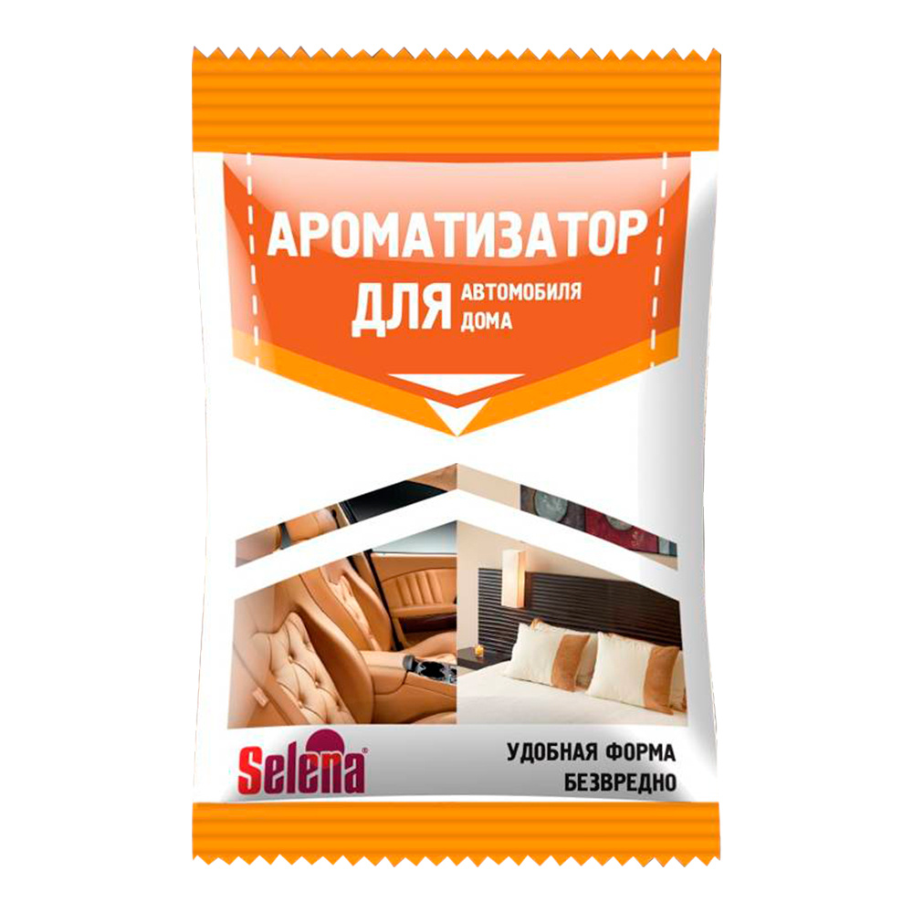 картинка Освежитель для поглощения запаха в дом и авто Селена 7г 