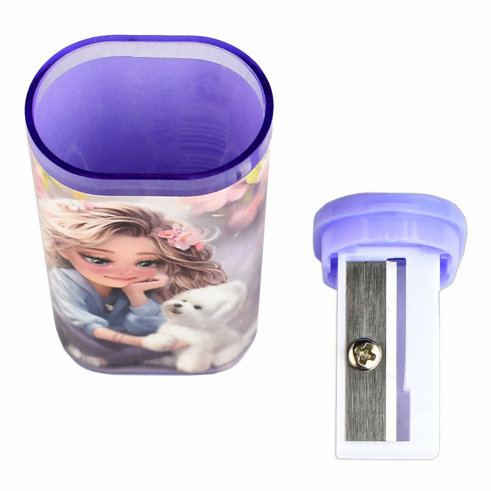 Точилка Феникс 69643 Верные друзья, пластик, в ассортименте