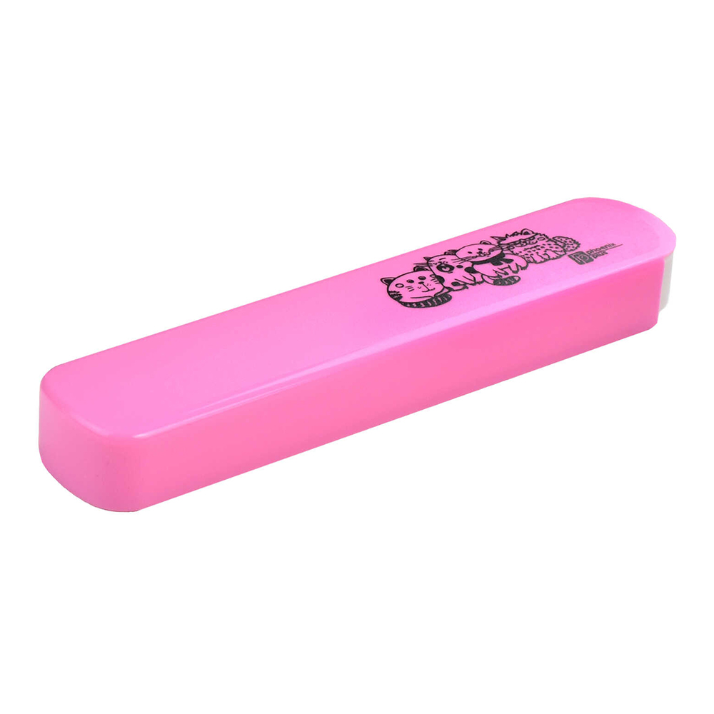 Пенал Феникс 62627 Котики без наполнения 19,7х4,5х2,2 см