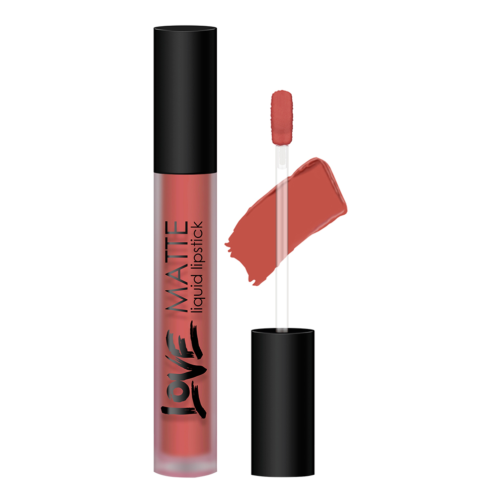 картинка Помада для губ Art-Visage Love Matte жидкая, манхэттен, тон 58, 4 мл 