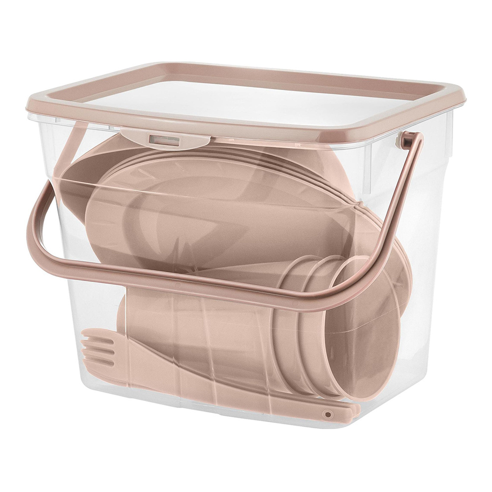 картинка Набор для пикника Sugar&Spice SE180812005 Vanilla, на 3 персоны, 11 предметов, латте 