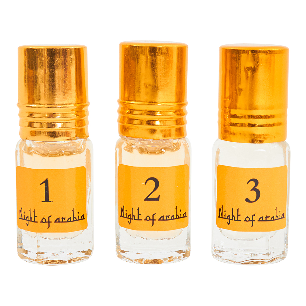 Духи Night of аrabia OASIS масляные, мини, 3 аромата, женские