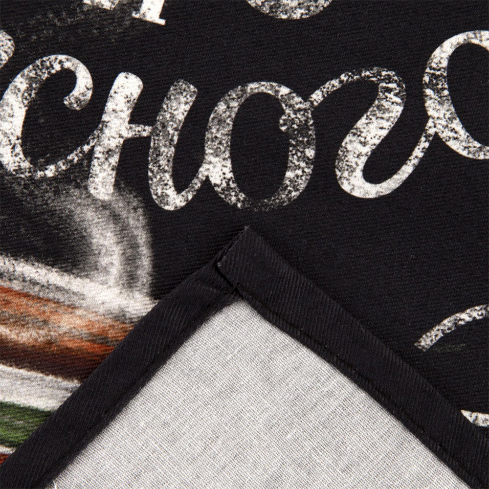 Полотенце кухонное Этель 5135260 Зима время чудес, 100% хлопок 40*73 см, черный