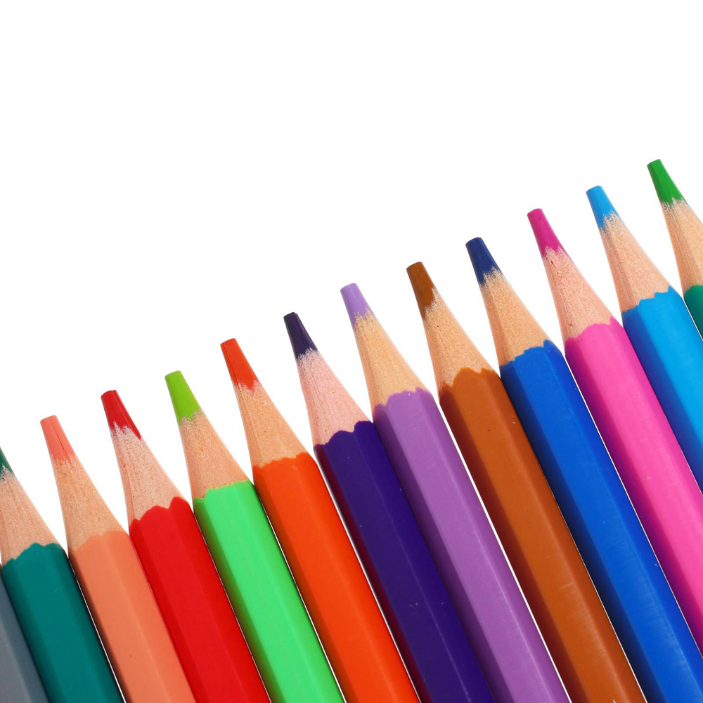 Карандаши цветные ErichKrause 7398660 заточенные, шестигранные, пластиковые, 18 цветов, 18 шт