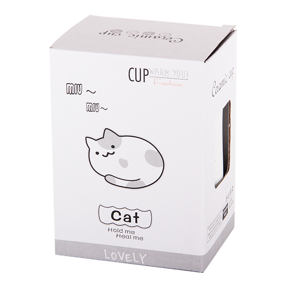 Кружка заварочная 5125 Теплые коты 4 дизайна, 350 мл