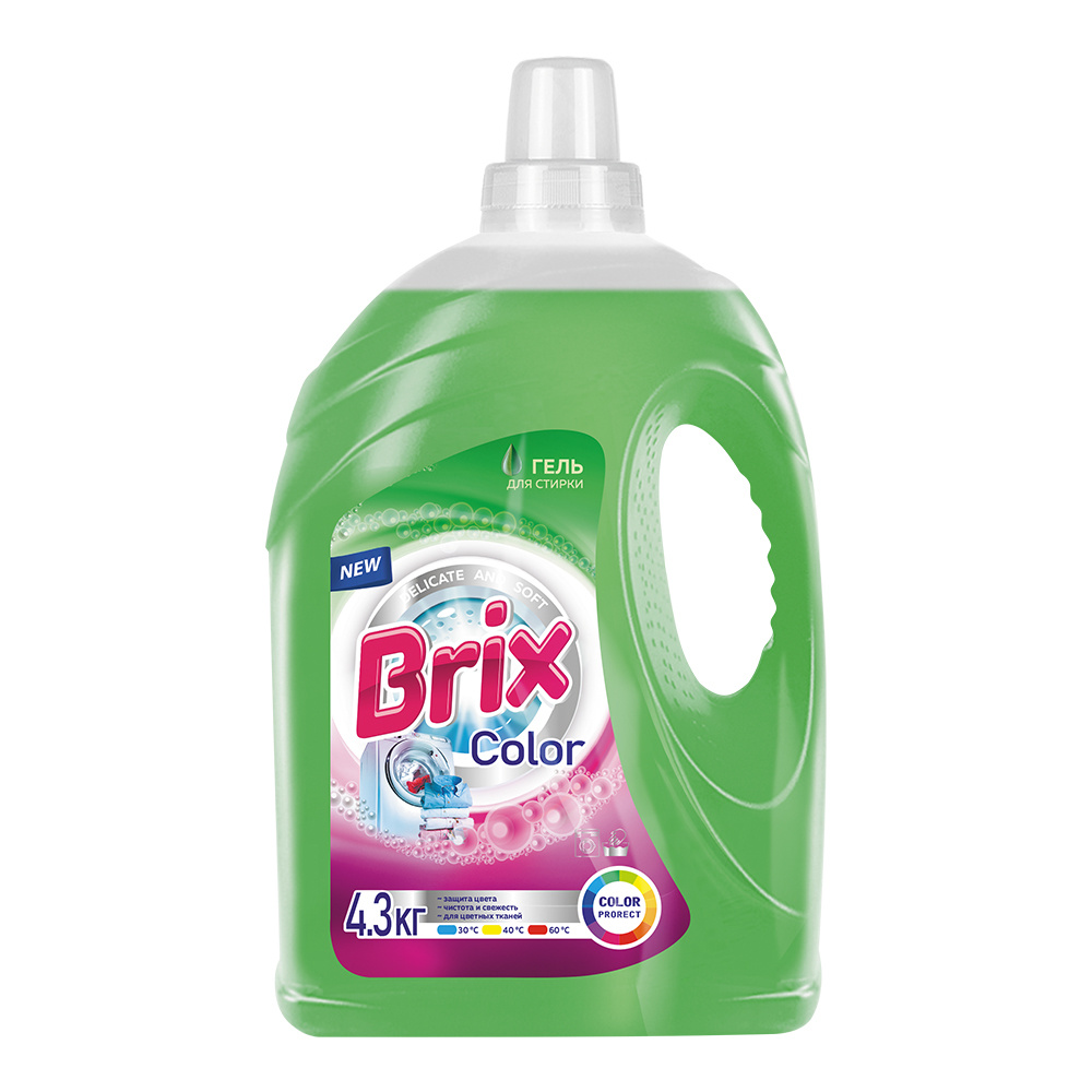 картинка Гель для стирки BRIX Color, 4,3 кг 