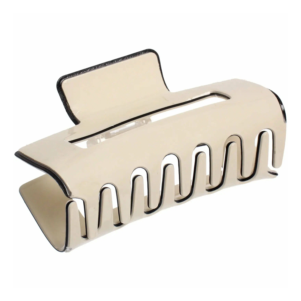 картинка Краб для волос 746-579 AKS-EMPIRE 4,5*3 см, белый 