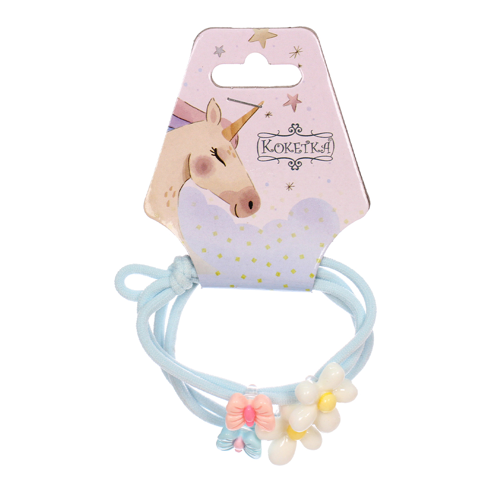 картинка Резинка для волос 786-0124 Мимишка, бабочка, детские, d=5,5см, 2 шт 