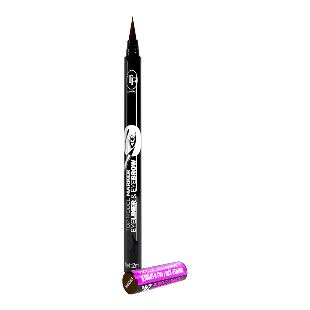 картинка Подводка для глаз Triumf Top Model marker Eyeliner & Eyebrow, brown 