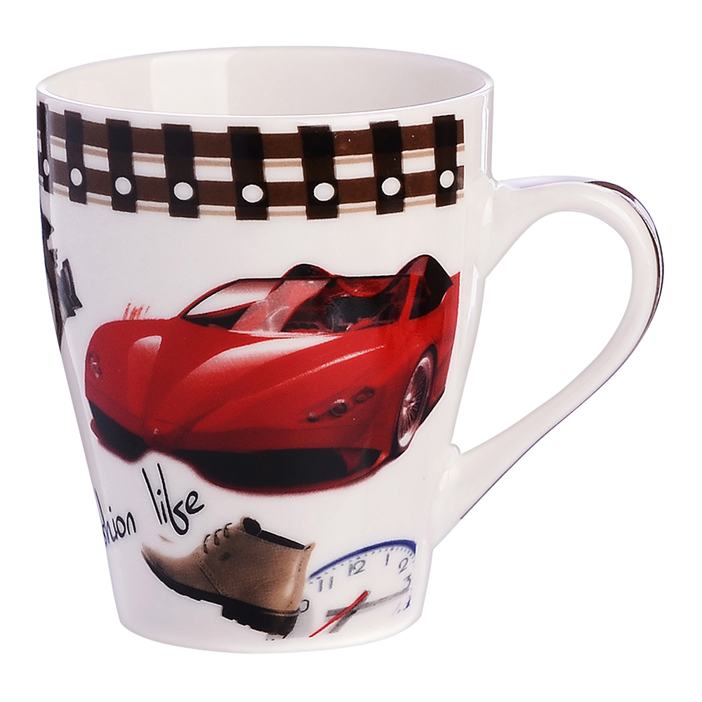 Кружка 28213 Автомобиль, фарфор, 340 мл