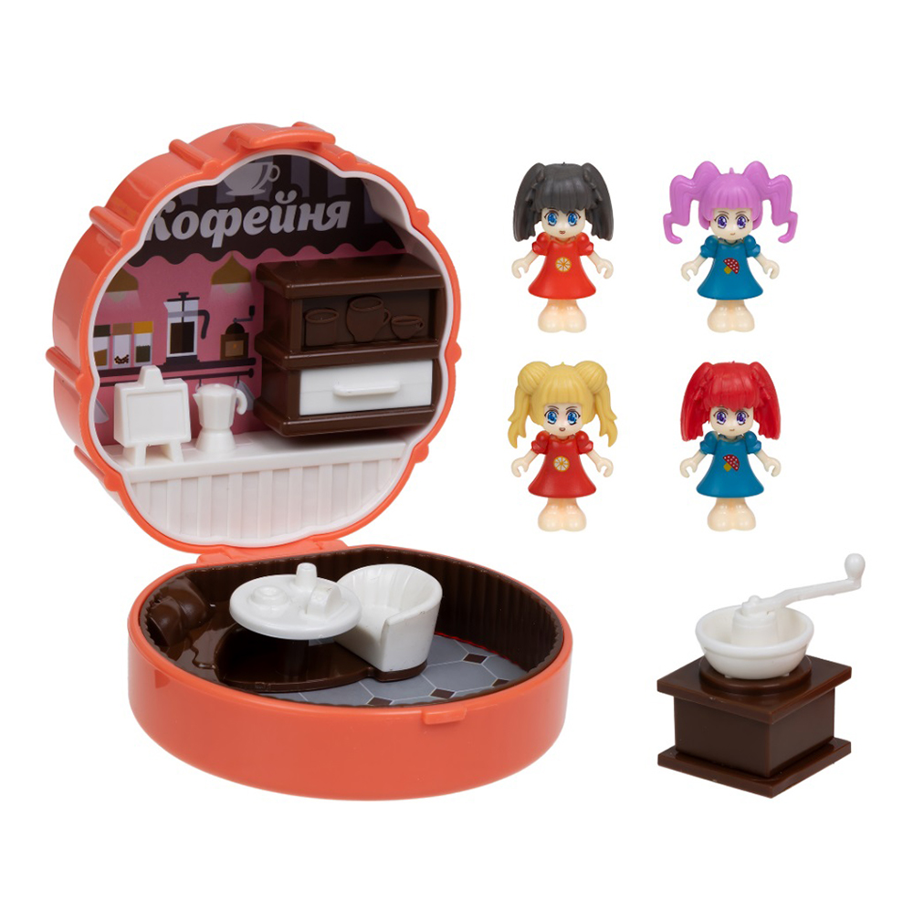 картинка Игрушка Т23893 Каникулы,мини комнатка в шкатулке 7*9*8,5см, в ассортименте 