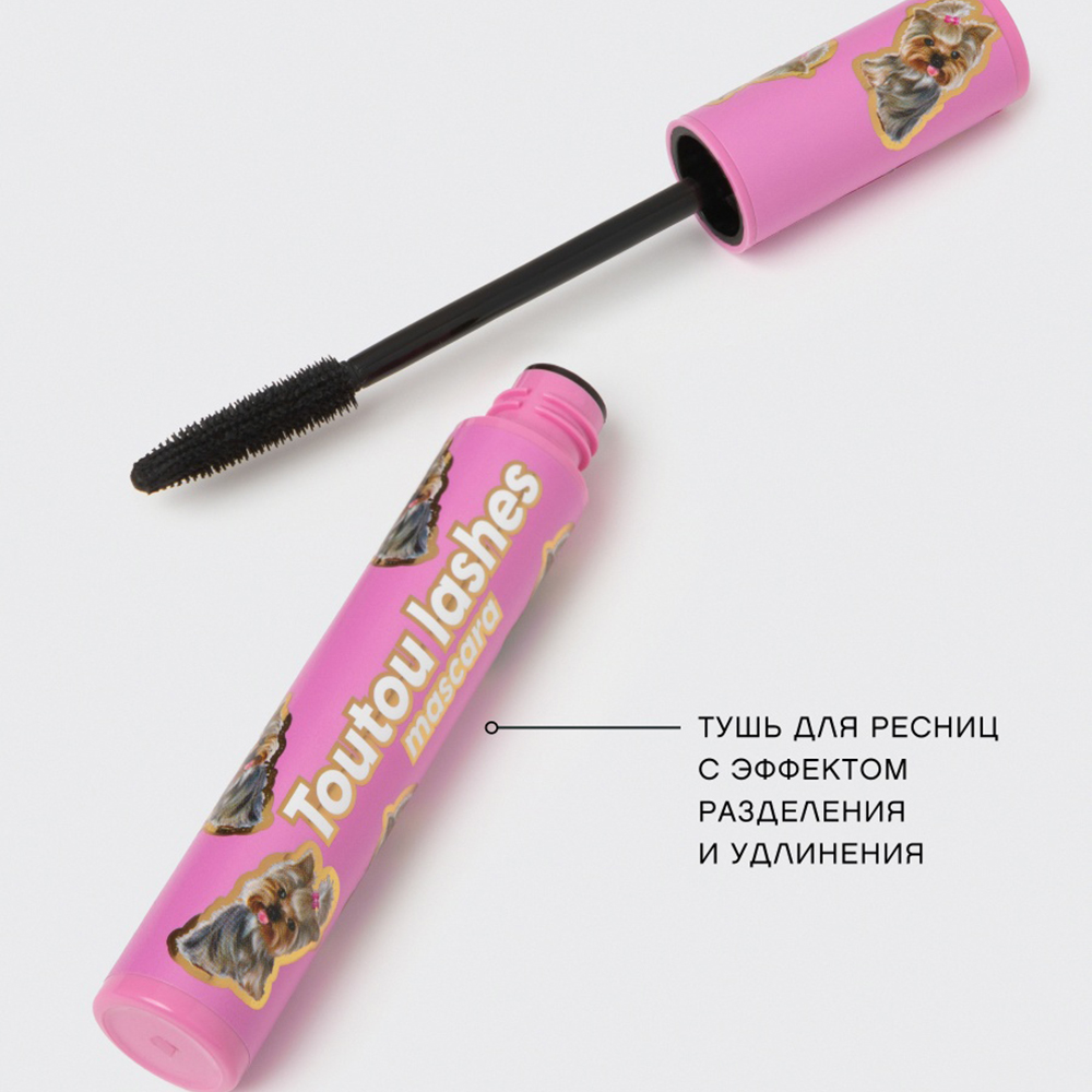 картинка Тушь для ресниц Vivienne Sabo Toutou Lashes c эффектом разделения и удлинения, тон 01, 9 мл 