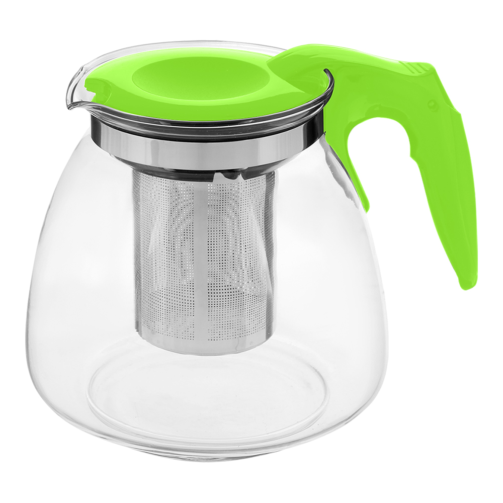 Чайник заварочный CHS-02 зеленый, стекло, 900 мл