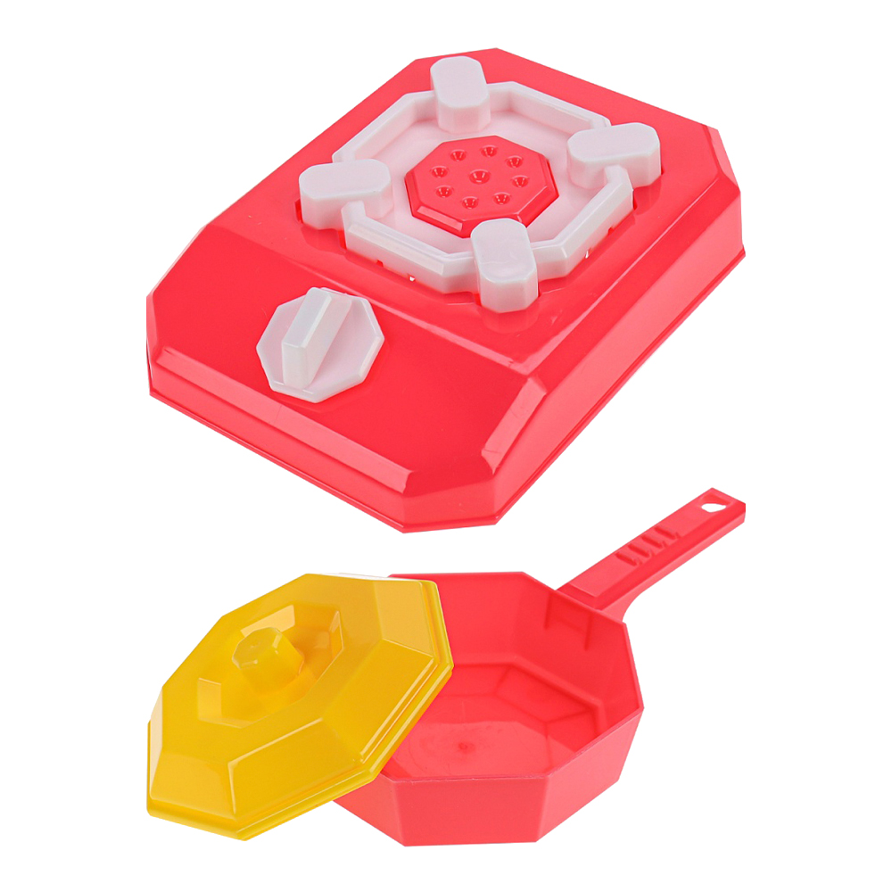 картинка Игровой набор 2147875 посуды, 10 предметов, 25,5*5*17 см пластик 