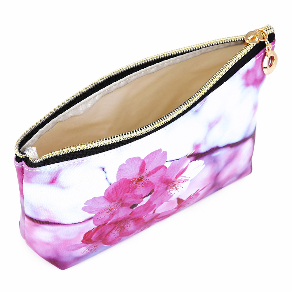 картинка Косметичка 9643517 на молнии, с подкладкой, с двусторонним принтом 20*5*11 см, искусственная кожа 