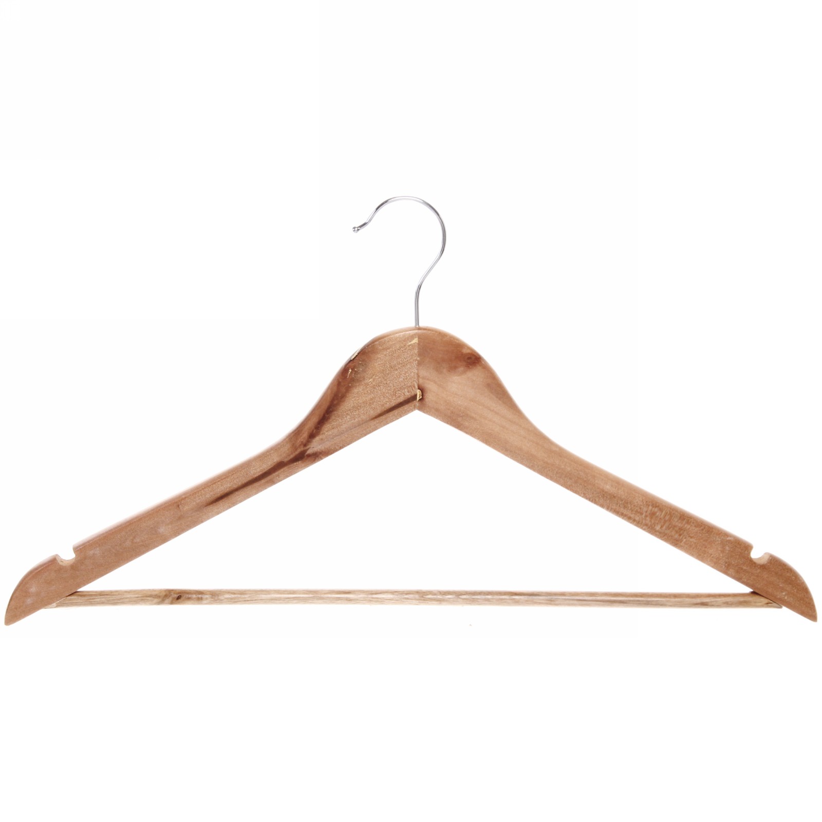 Вешалка 767-058 с перекладиной 45 см, дерево натуральное Тартитан