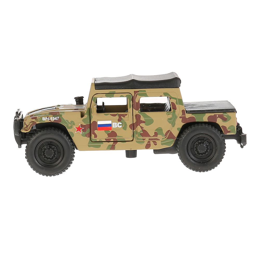 картинка Машина 272078 Технопарк Хамер Пикап, инерционная, 12 см, металл 