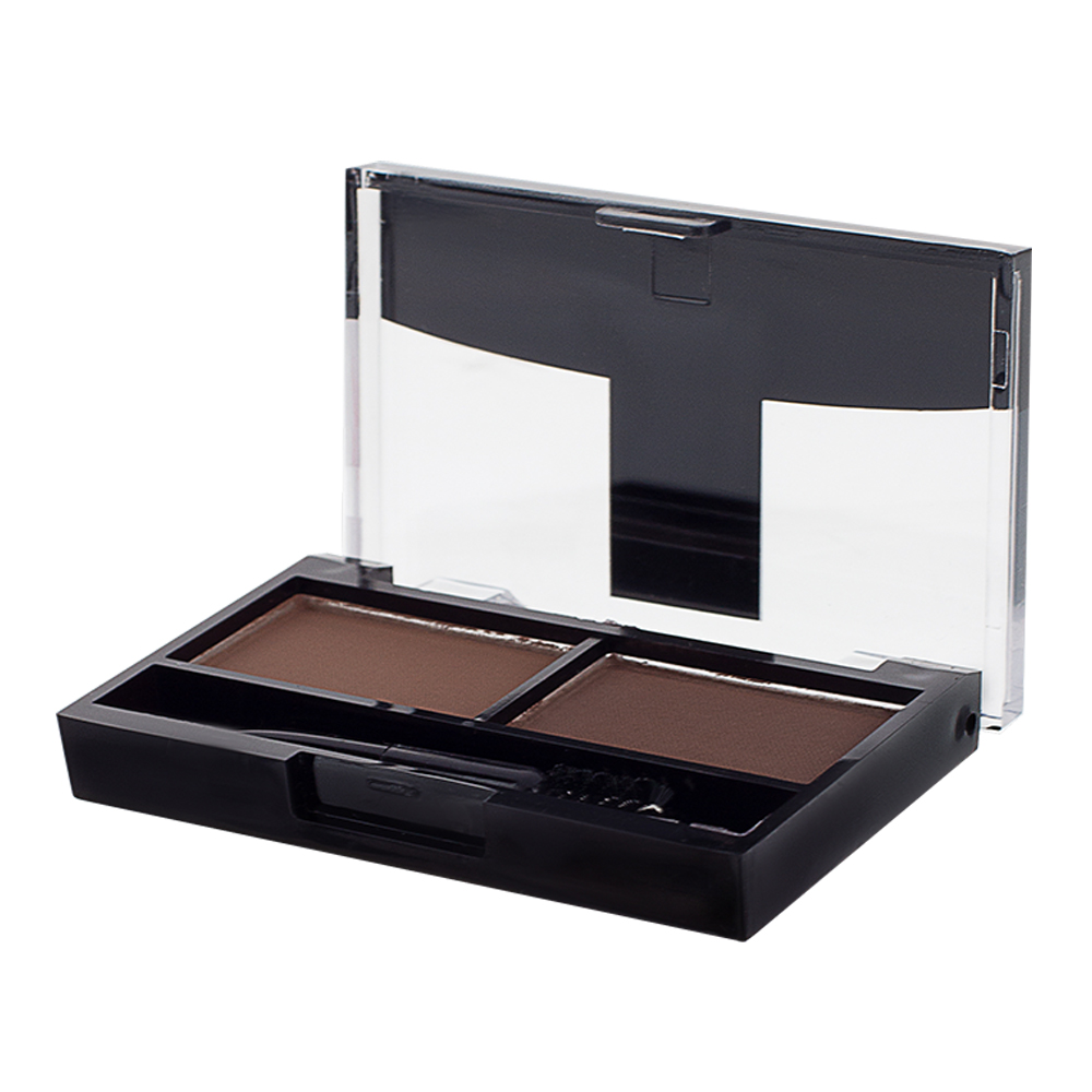 картинка Тени для бровей Triumf Brow Style, каштановый и коричневый, тон 52 