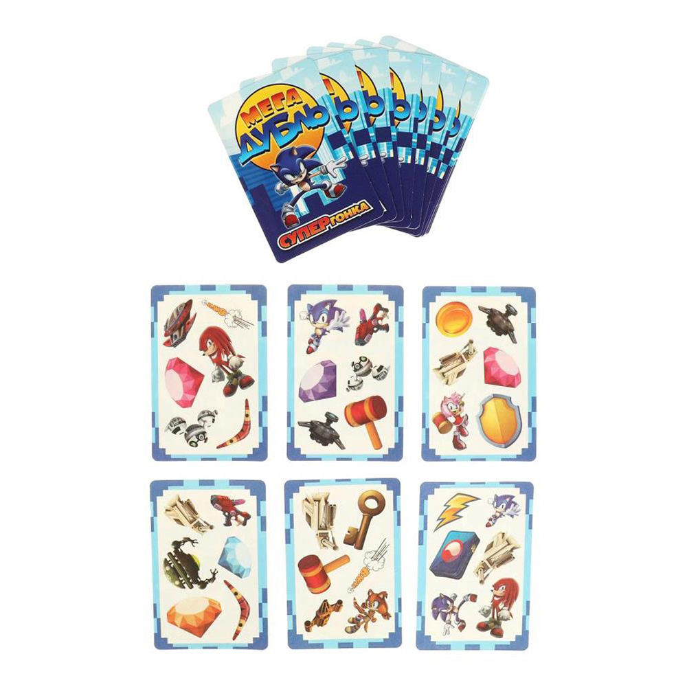 картинка Настольная игра Умные игры 0298 Мегадубль,Супергонка,найди пару,5в1 95*110*20мм 