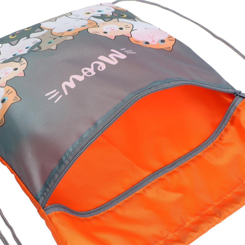 Канц Calligrata Мешок для обуви Коты, с карманом 42*34 см