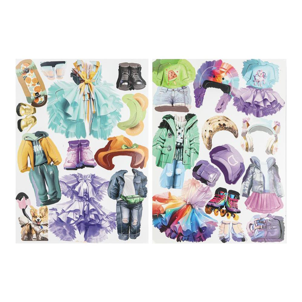 картинка Игра Умные игры Развивающие липучки 1622 Одень куклу 220*350*10мм 