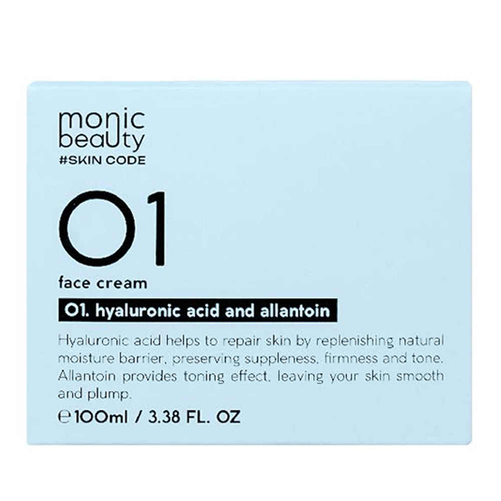 Крем для лица Monic Beauty с гиалуроновой кислотой и аллантоином, 100 мл