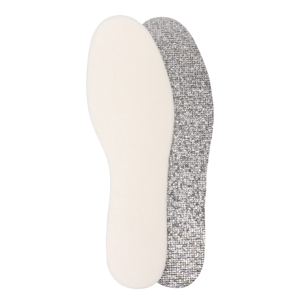 картинка Стельки для обуви 10261453 Diwax Alu Mis,зимние,натуральная овчина,фольга, размер 35-45, светлые 