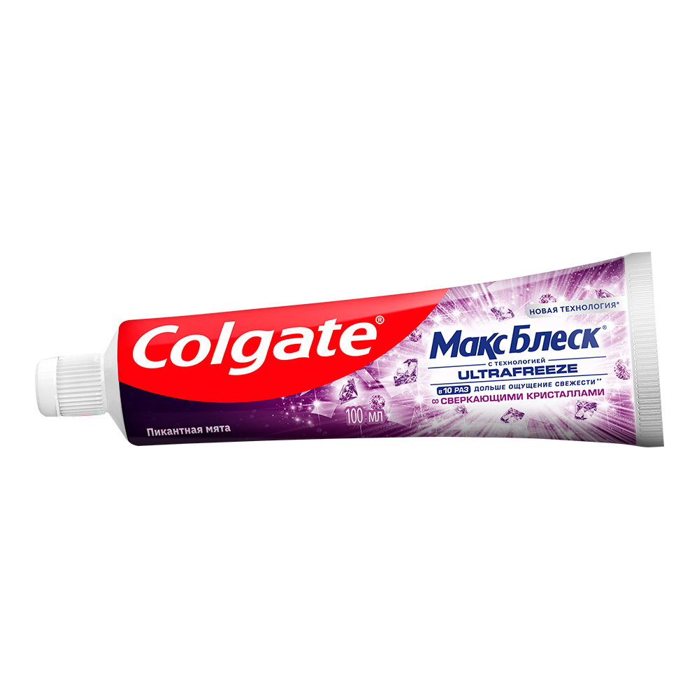 картинка Зубная паста Colgate Макс Блеск со Сверкающими кристаллами, 100 мл 