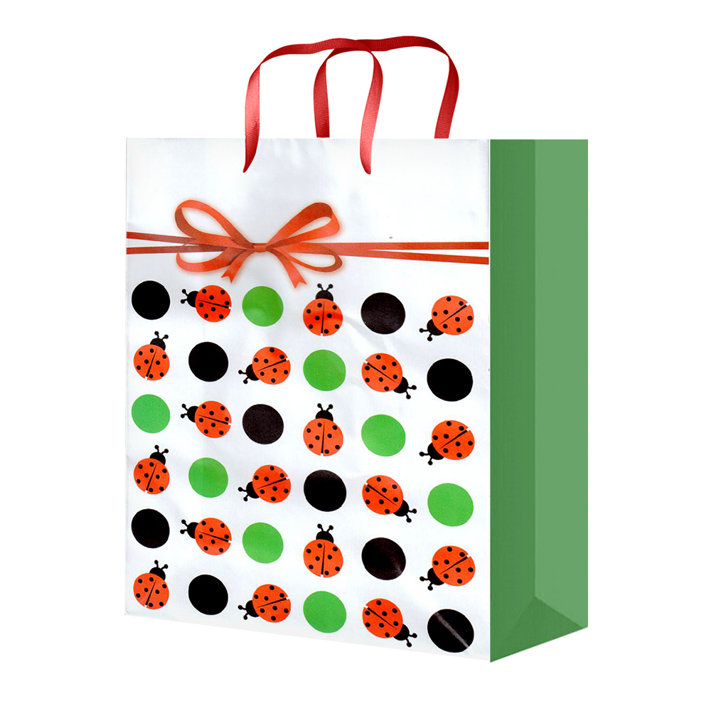 Пакет подарочный MS-615/616/617/618/619 Узор 14*20*6,5, микс