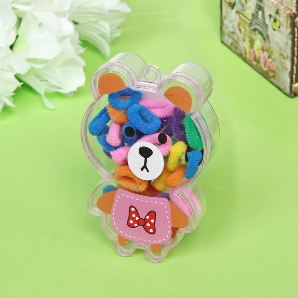 картинка Набор для волос 786-727 Loyal friend - Мишка, резинки, 35 шт 