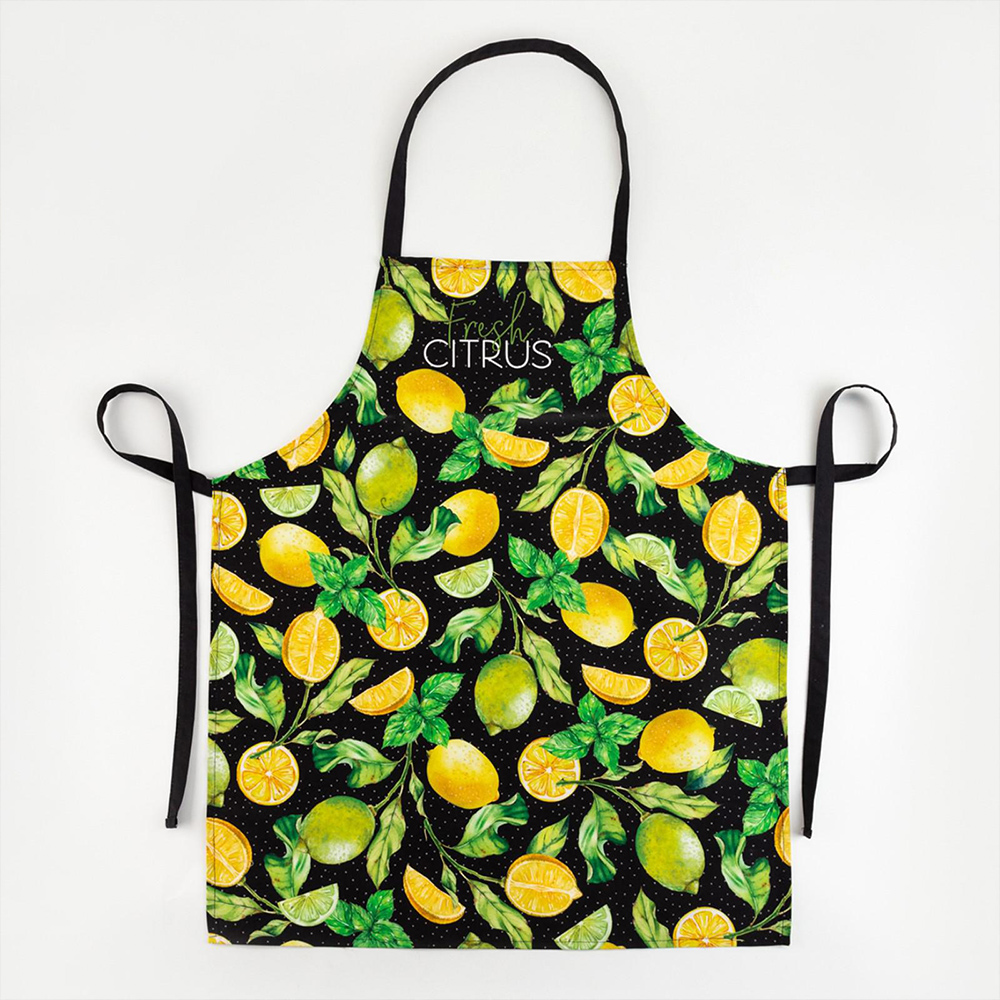 Фартук Доляна 4936529 Лимоны 70*60 см