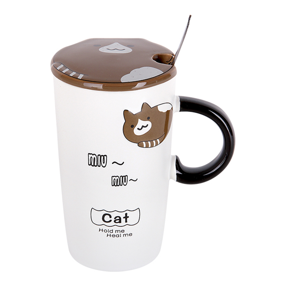 Кружка заварочная 5125 Теплые коты 4 дизайна, 350 мл