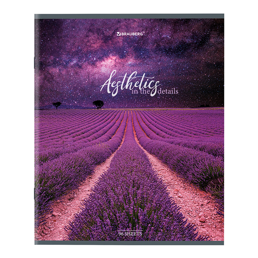 Тетрадь Brauberg 404427 клетка, обложка картон, Nature, 5 дизайнов, 96 листов