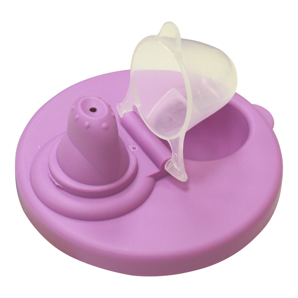 Поильник Е-319 детский пластик с крышкой, 0,3 л