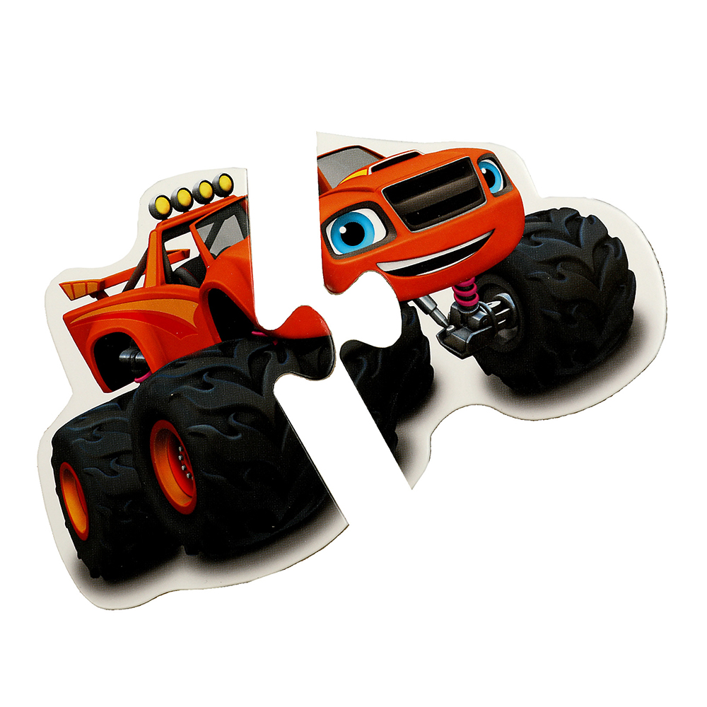 картинка Пазл 3868 Супертраки, макси 150*180*40, 6 элементов 