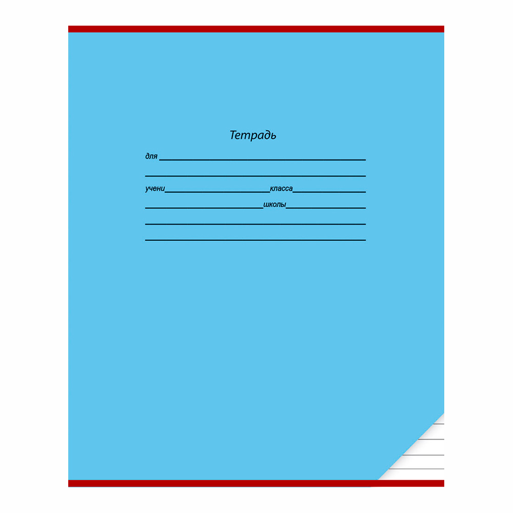 Тетрадь Проф-Пресс 12 листов, линия, Классика-4, 1 шт