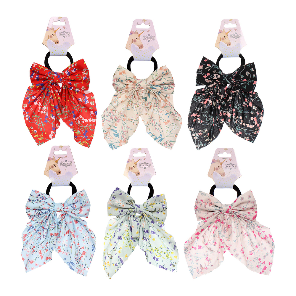 картинка Резинка для волос 589-196 Персея, милые цветы d-5см 