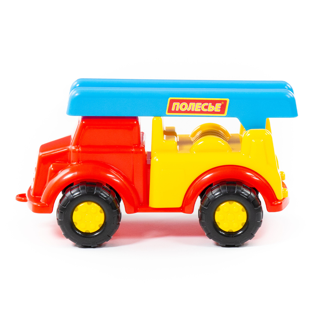 картинка Машина 4724 Полесье пожарная, Антошка 3+, 16,5x8,5x8,5 см, пластмасса 