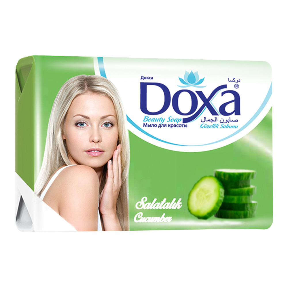 картинка Мыло туалетное DOXA Огурец, 60 г 
